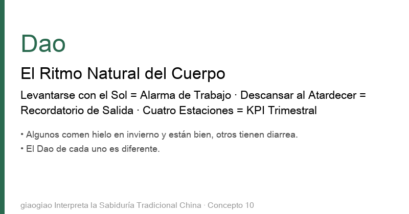 Dao: El Ritmo Natural de Tu Cuerpo