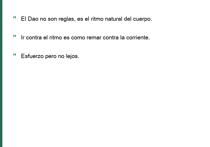 El Dao sigue la Naturaleza