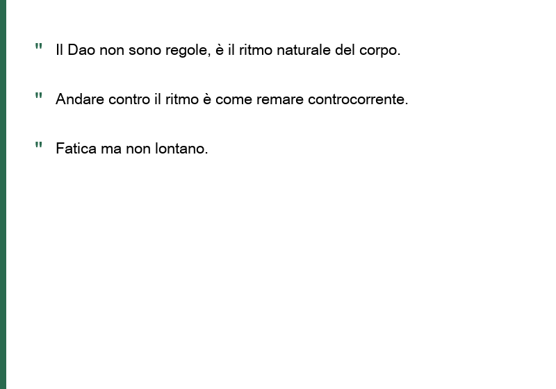 Il Dao segue la Natura