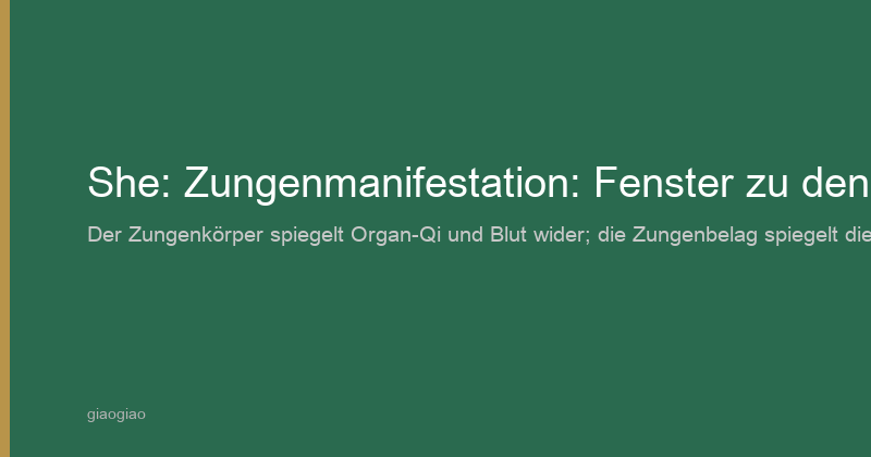 Zungendiagnose: Das Endoskop und der holografische Projektor des Körpers