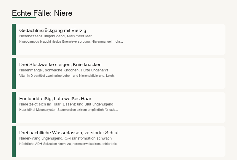 Lebensbeispiele: Prüfungsangst, Trennung, Meditation