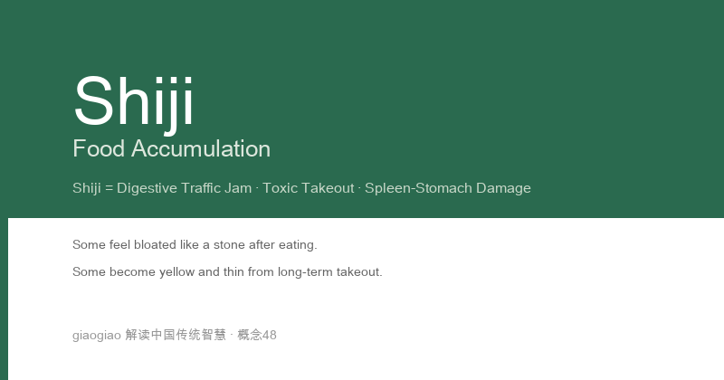 Food Stagnation: Digestive Traffic Jam, Toxic Takeout