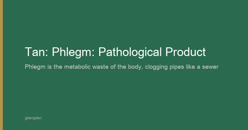 Tan: Pathological Product