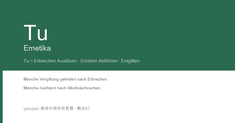 Erbrechen: Emetische Methode, der Notabfluss und das Sicherheitsventil des Körpers