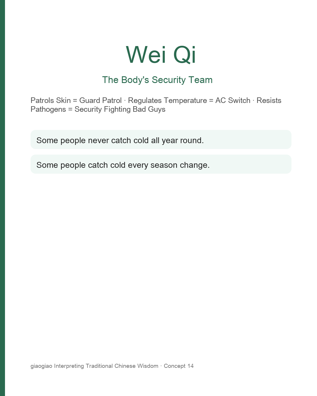 Weiqi: The Body's Security Team