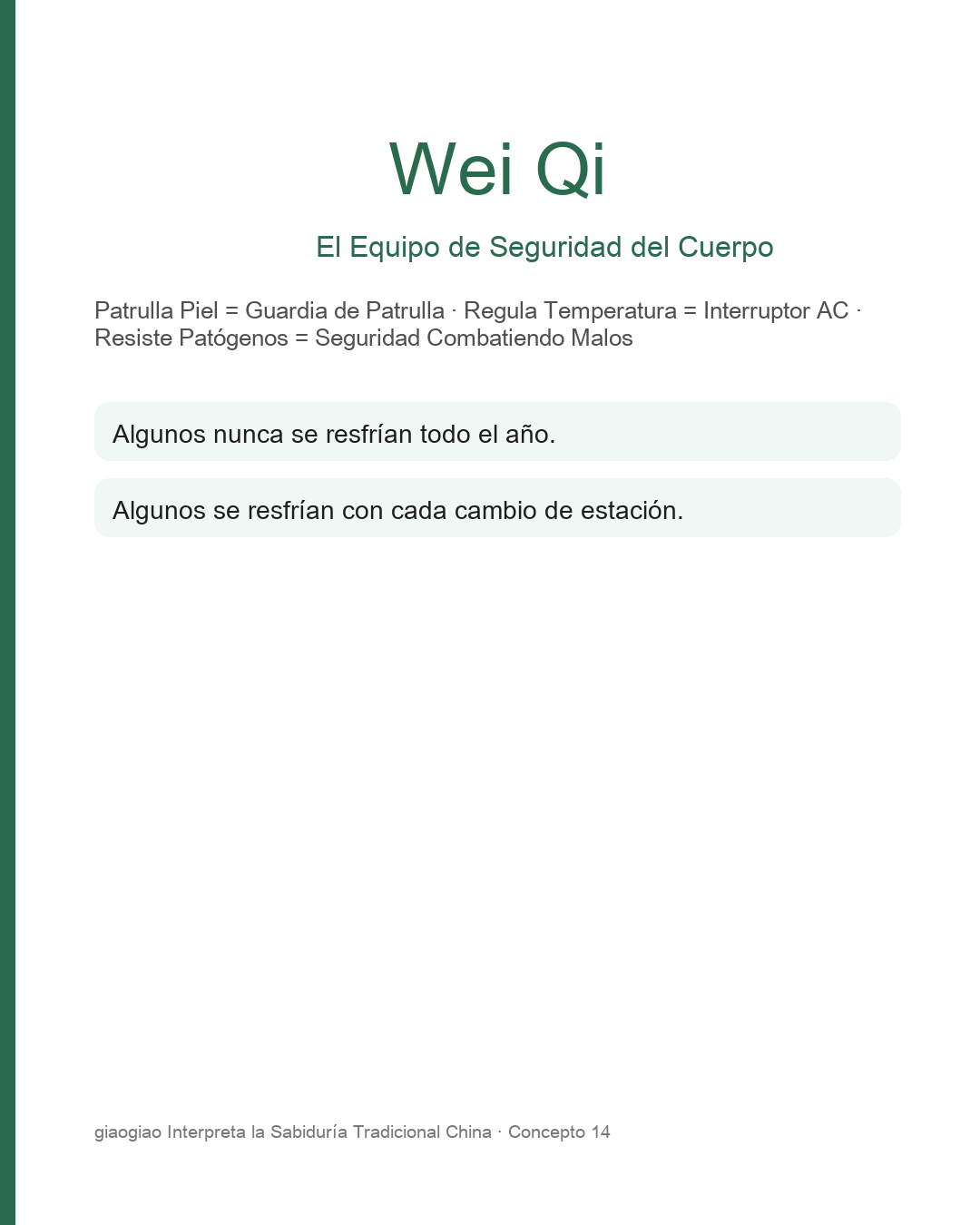 Weiqi: El equipo de seguridad del cuerpo