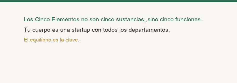 Tu Cuerpo es una Startup Completamente Equipada