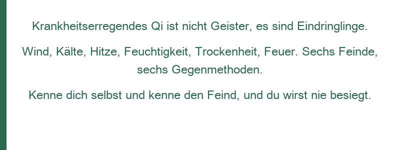 Kenne dich selbst und kenne den Feind, und du wirst niemals besiegt