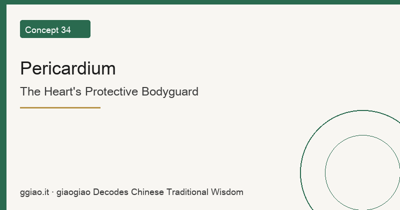 Why do the Chinese call the Pericardium the 
