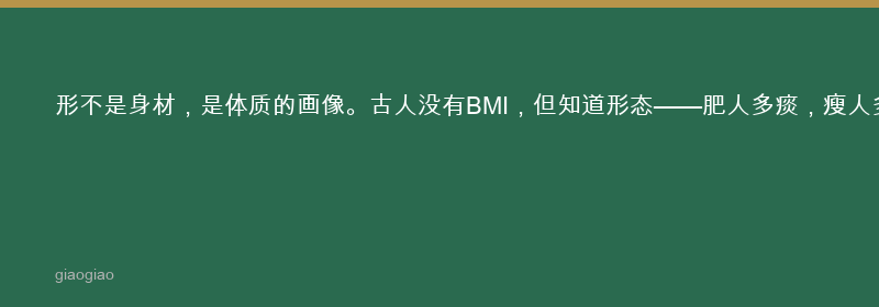 形神合一：完整，而不是完美