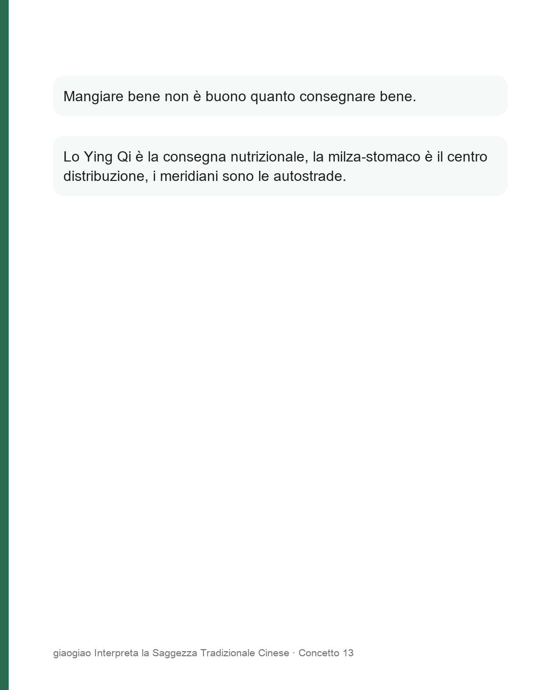 Mangiare bene non è importante quanto consegnare bene