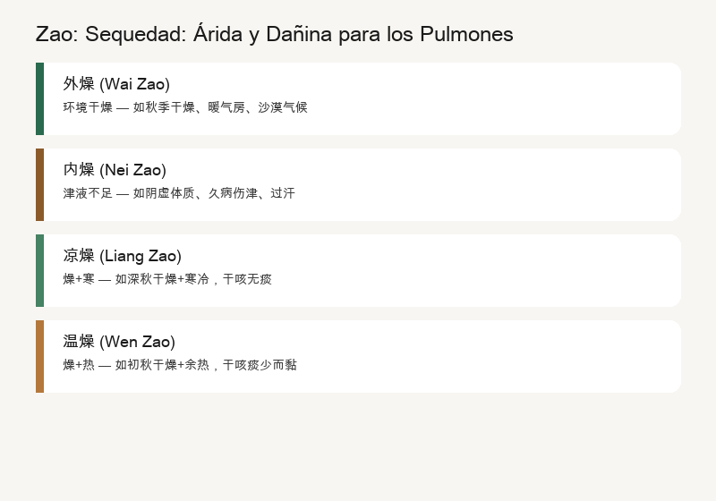 Sequedad (zào) — El Eter de la Sequedad: La Sequedad Daña los Pulmones