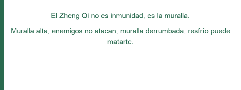 Cuando el muro es alto, el enemigo no puede entrar